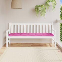 vidaXL Perna banca de gradina, roz, 180x50x7 cm, material oxford GartenMobel Dekor (361638)