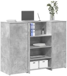 vidaXL Birou de receptie Gri beton 135x50x103, 5 cm Lemn prelucrat GartenMobel Dekor (3324190)