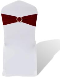 vidaXL Funda elastica decorativa scaun, catarama diamante, bordo, 25 buc. GartenMobel Dekor (130347)