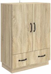 vidaXL Bufet cu sertar Stejar Sonoma 66 x 34, 5 x 92 cm Lemn prelucrat GartenMobel Dekor (895357) Comoda