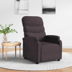 vidaXL Fotoliu rabatabil, maro închis, material textil GartenMobel Dekor (342705)