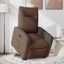 vidaXL Fotoliu electric rabatabil cu ridicare, maro, textil GartenMobel Dekor (3324069)