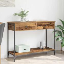 vidaXL Masa de consola Lemn Vechi 100 x 34, 5 x 75 cm Lemn compozit GartenMobel Dekor (882241)
