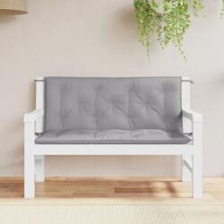 vidaXL Perne banca de gradina 2 buc. , gri, 120x50x7cm, tesatura oxford GartenMobel Dekor (361679)