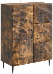 vidaXL Bufet Stejar fumuriu 66 x 34, 5 x 89, 5 cm Lemn prelucrat GartenMobel Dekor (894860) Comoda