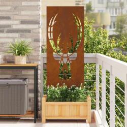 vidaXL Panou Decorativ de Gradina Ruginit 50 x 140 cm GartenMobel Dekor (876335)