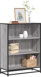 vidaXL Biblioteca, gri sonoma, 80, 5x35x107, 5 cm, lemn prelucrat GartenMobel Dekor (849122) Biblioteca