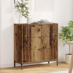 vidaXL Bufet cu sertar Lemn vechi 79.5 x 33 x 82 cm Lemn compozit GartenMobel Dekor (883442) Comoda