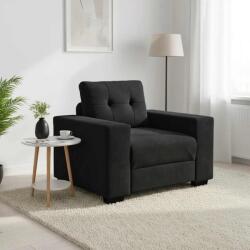 vidaXL Canapea scaun negru 100x78x80 cm catifea GartenMobel Dekor (4105103) Canapea