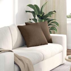 vidaXL Perne pentru canapea 2 pcs Maro 45 x 45 cm tesatura GartenMobel Dekor (42013915)