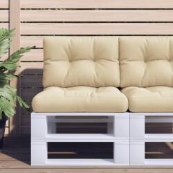 vidaXL Perna pentru paleti, bej, 60x40x12 cm, material textil GartenMobel Dekor (360560)