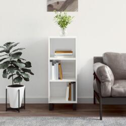 vidaXL Servanta, alb extralucios, 34, 5x32, 5x90 cm, lemn compozit GartenMobel Dekor (828758) Comoda