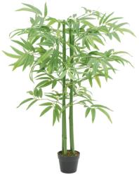 vidaXL Arbore din bambus artificial 384 de frunze 120 cm verde GartenMobel Dekor (358993)