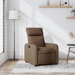 vidaXL Fotoliu rabatabil, maro, material textil GartenMobel Dekor (374169)