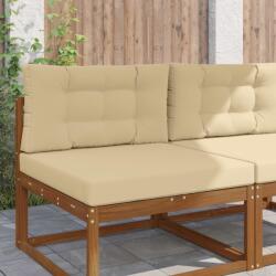vidaXL Perna pentru canapea de exterior 2 pcs Bej Poliester GartenMobel Dekor (900849)