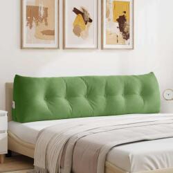 vidaXL Perna pentru spate Verde deschis 180 x 24 x 50 cm Catifea GartenMobel Dekor (42014577)