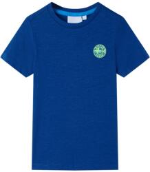vidaXL Tricou pentru copii, albastru închis, 128 GartenMobel Dekor (12337)