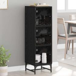 vidaXL Bufet Stejar negru 35 x 37 x 117 cm Lemn compozit GartenMobel Dekor (883539) Comoda