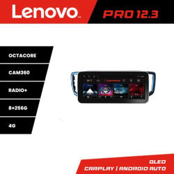 Lenovo Navigatie dedicata VW Amarok 2016+ Lenovo Pro 12.3 QLED 8+256GB 4G DSP (Kit-amarok+PRO-12.3-8+256)