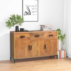 vidaXL Servanta, maro, 110x35x70 cm, lemn masiv de pin reciclat GartenMobel Dekor (349919) Comoda
