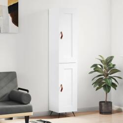 vidaXL Dulap înalt, alb extralucios, 34, 5x34x180 cm, lemn prelucrat GartenMobel Dekor (3200427) Comoda