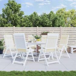 vidaXL Perne scaun cu spatar înalt, 6 buc, crem, tesatura Oxford GartenMobel Dekor (361882)