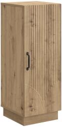 vidaXL Bufet Stejar Artizanal 33 x 34, 5 x 87 cm Lemn prelucrat GartenMobel Dekor (895294) Comoda