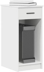 vidaXL Suport turn pentru computer cu sertar alb 35x45x77 cm GartenMobel Dekor (858740)