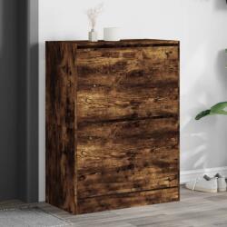vidaXL Pantofar cu 2 sertare rabatabile, stejar fumuriu, 80x42x108 cm GartenMobel Dekor (3214403) Pantofar
