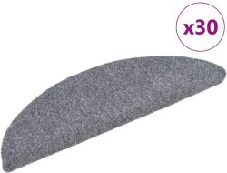 vidaXL Covorase autoadezive pentru scari, 30 buc. , 56x17x3 cm, gri deschis, semirotunde GartenMobel Dekor (3365682) Covor