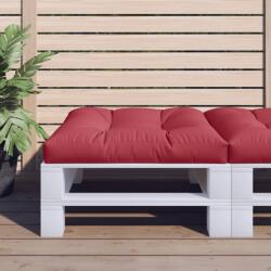 vidaXL Perna pentru paleti, rosu vin, 70x70x12 cm, material textil GartenMobel Dekor (360478)