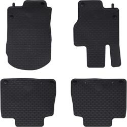 vidaXL Covor pentru masina 4 pcs Negru Cauciuc GartenMobel Dekor (42029140)