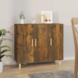 vidaXL Servanta, stejar fumuriu, 90x34x80 cm, lemn compozit GartenMobel Dekor (817459) Comoda