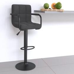 vidaXL Scaun de bar, gri închis, material textil GartenMobel Dekor (334626)
