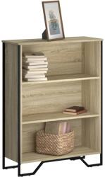 vidaXL Biblioteca, stejar sonoma, 80x31x106 cm, lemn prelucrat GartenMobel Dekor (848625) Biblioteca