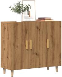 vidaXL Dulap, stejar artizanal, 90x34x80 cm, lemn prelucrat GartenMobel Dekor (856891) Comoda