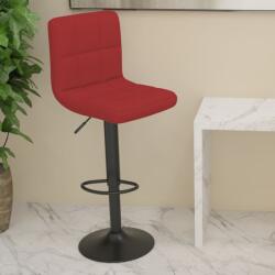 vidaXL Scaun de bar, rosu vin, material textil GartenMobel Dekor (334280)