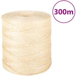 vidaXL Franghie, 300 m, sisal 100%, 2 mm GartenMobel Dekor (155000)