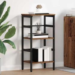 vidaXL Raft pentru carti Lemn Vechi 40 x 29, 5 x 81 cm Lemn compozit GartenMobel Dekor (883902) Biblioteca