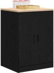 vidaXL Dulap depozitare garaj negru 60x51x85 cm lemn masiv de pin GartenMobel Dekor (860572) Comoda