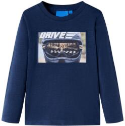 vidaXL Tricou cu maneci lungi pentru copii, bleumarin, 116 GartenMobel Dekor (12631)