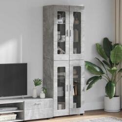 vidaXL Bufet FLORIN Gri din beton 60 x 35 x 182 cm Lemn compozit GartenMobel Dekor (3397907)