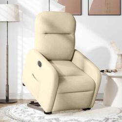 vidaXL Fotoliu electric rabatabil cu ridicare, crem, textil GartenMobel Dekor (3303000)