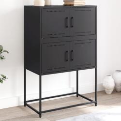 vidaXL Dulap, negru, 68, 5x38, 5x107 cm, otel GartenMobel Dekor (846482) Comoda