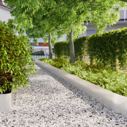 vidaXL Borduri de gazon 20 buc 25x103 cm Otel inoxidabil GartenMobel Dekor (860176)
