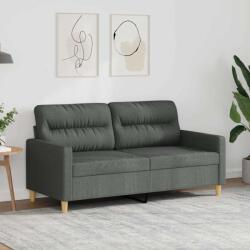 vidaXL Canapea cu 2 locuri, gri închis, 140 cm, material textil GartenMobel Dekor (359236) Canapea
