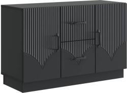 vidaXL Bufet cu sertar Negru 89 x 34, 5 x 57 cm Lemn prelucrat GartenMobel Dekor (895346) Comoda