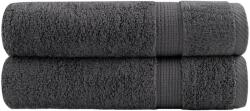 vidaXL Prosoape de baie SOLUND, 2 buc. antracit 100x150 cm 600gsm GartenMobel Dekor (137164) Prosop