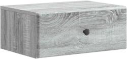 vidaXL Noptiera suspendata gri Sonoma cu sertar, 49 x 34, 5 x 20 cm (899137)