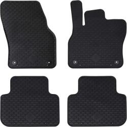 vidaXL Covor pentru masina 4 pcs Negru Cauciuc GartenMobel Dekor (42029090)
